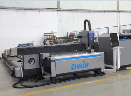 Περιστροφικός κόπτης σιδήρου λέιζερ τεμνουσών μηχανών DWIN 1000W σωλήνων λέιζερ συσκευών